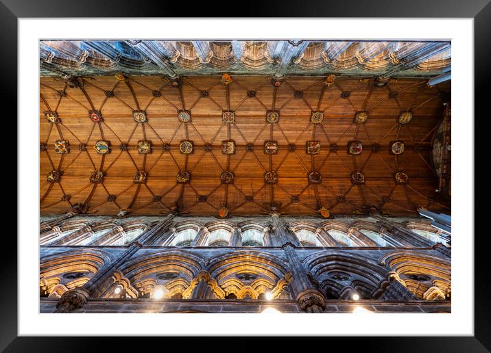 Glasgow Cathedral Choir Vault In Scotland Framed Mounted Print by Artur Bogacki