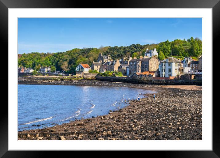 Queensferry Skyline From Firth Of Forth Shore Framed Mounted Print by Artur Bogacki