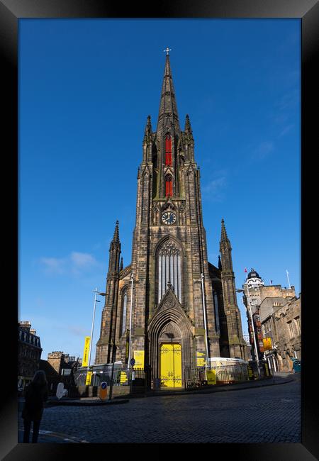 The Hub Former Tolbooth Church In Edinburgh Framed Print by Artur Bogacki