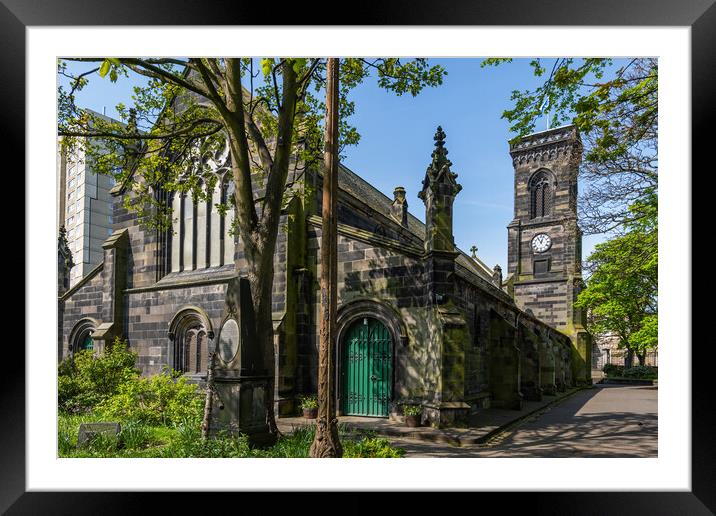 South Leith Parish Church In Edinburgh Framed Mounted Print by Artur Bogacki