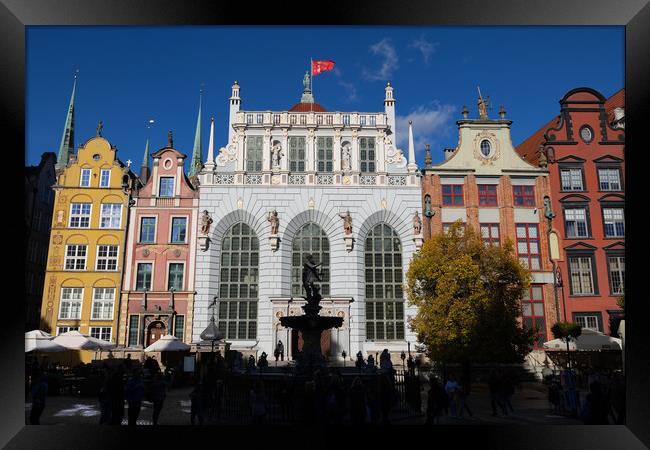 Artus Court in Old Town of Gdansk Framed Print by Artur Bogacki