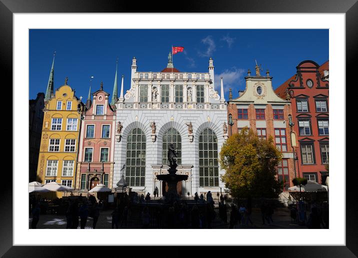 Artus Court in Old Town of Gdansk Framed Mounted Print by Artur Bogacki