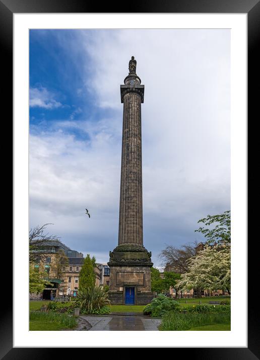 Melville Monument In Edinburgh Framed Mounted Print by Artur Bogacki