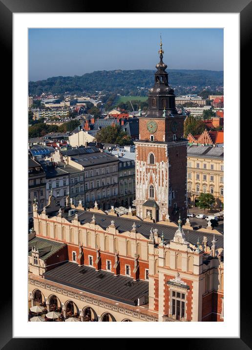 Old Town Of Krakow In Poland Framed Mounted Print by Artur Bogacki