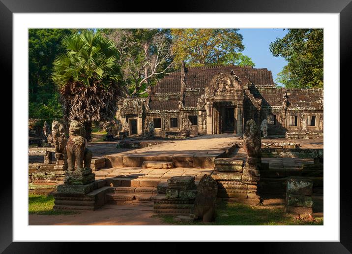 Prasat Banteay Kdei Temple In Cambodia Framed Mounted Print by Artur Bogacki