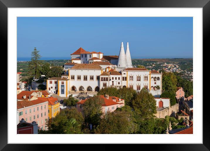 Sintra National Palace In Portugal Framed Mounted Print by Artur Bogacki