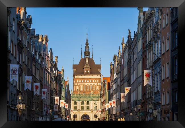 Old Town of Gdansk in Poland Framed Print by Artur Bogacki