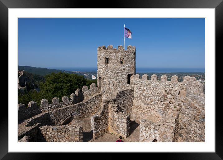 Castle of the Moors in Sintra, Portugal Framed Mounted Print by Artur Bogacki