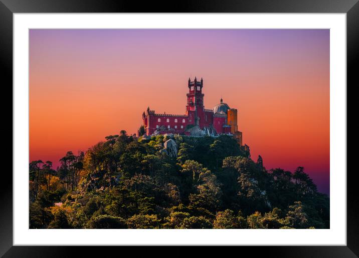 National Palace of Pena in Sintra, Portugal Framed Mounted Print by Artur Bogacki