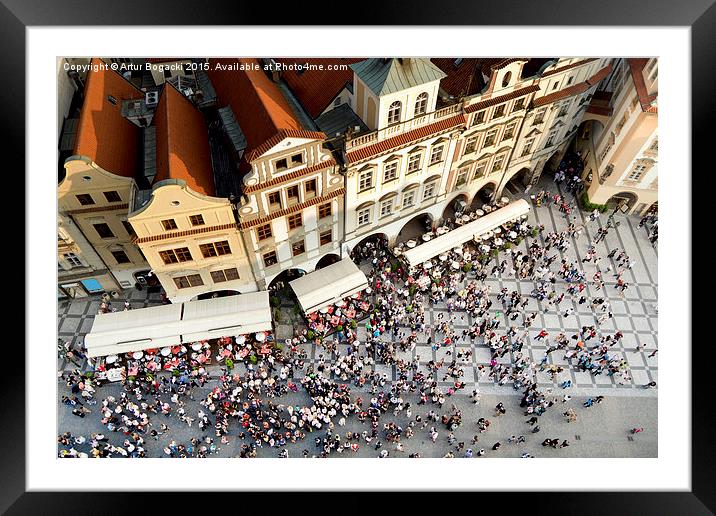 Prague Old Town Square Framed Mounted Print by Artur Bogacki