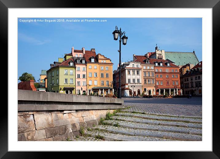 Old Town in Warsaw Framed Mounted Print by Artur Bogacki
