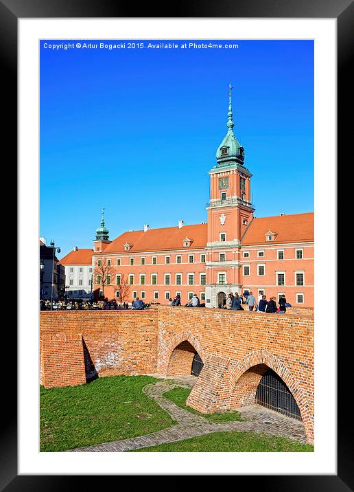 Royal Castle in Warsaw Framed Mounted Print by Artur Bogacki