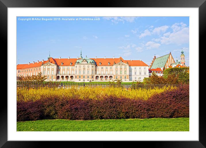 Royal Castle in Warsaw Framed Mounted Print by Artur Bogacki