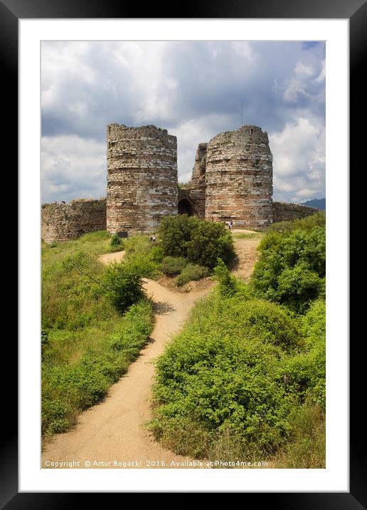 Yoros Castle in Turkey Framed Mounted Print by Artur Bogacki