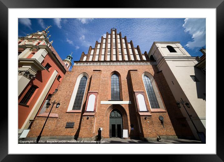 St. John Archcathedral in Warsaw Framed Mounted Print by Artur Bogacki