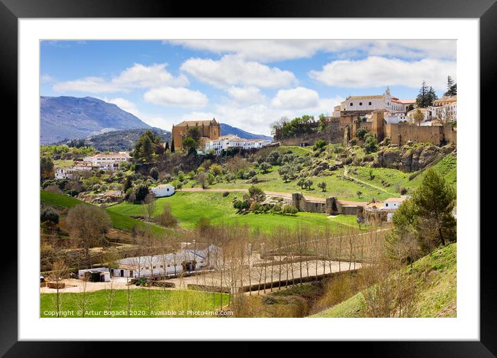 Andalusia Countryside in Spain Framed Mounted Print by Artur Bogacki