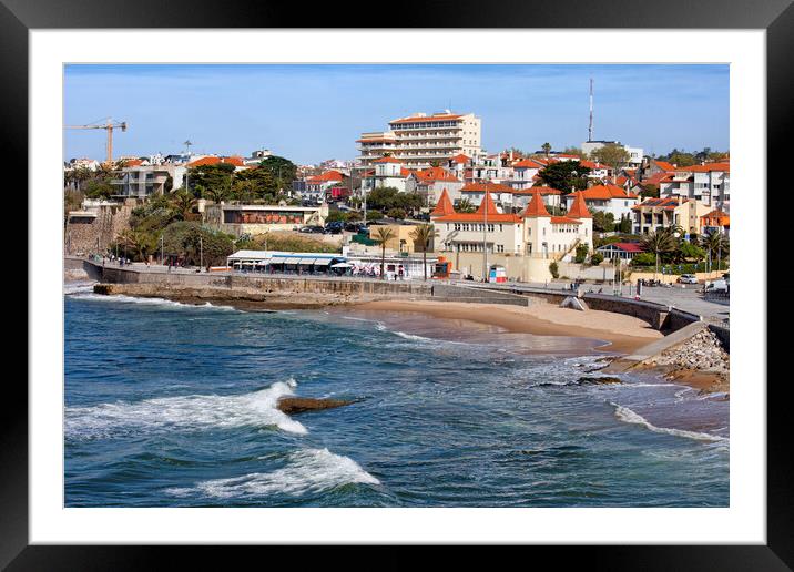 Seaside Resort of Estoril in Portugal Framed Mounted Print by Artur Bogacki