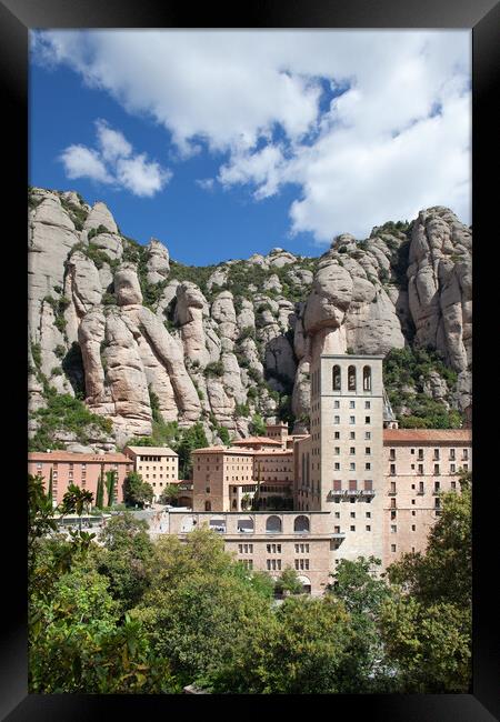 Montserrat Monastery in Spain Framed Print by Artur Bogacki
