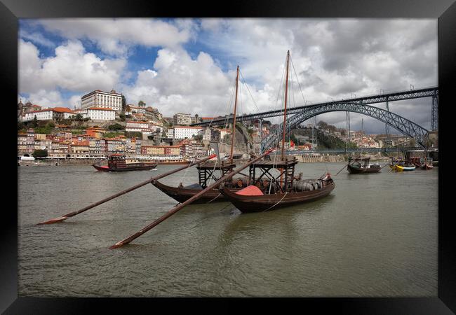  Old City of Porto in Portugal Framed Print by Artur Bogacki