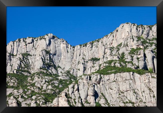 Montserrat Mountain in Spain Framed Print by Artur Bogacki