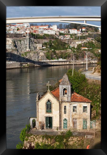 Old Riverside Church in Portugal Framed Print by Artur Bogacki