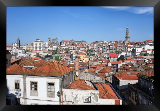 Cityscape of Porto in Portugal Framed Print by Artur Bogacki