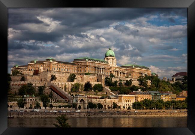 Buda Castle in Budapest Framed Print by Artur Bogacki
