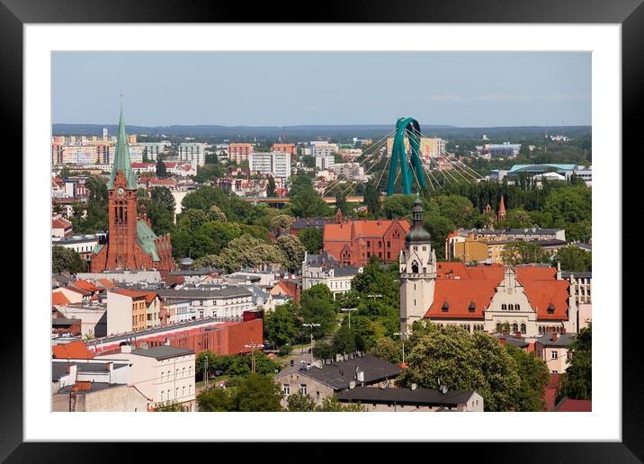 City of Bydgoszcz in Poland Framed Mounted Print by Artur Bogacki