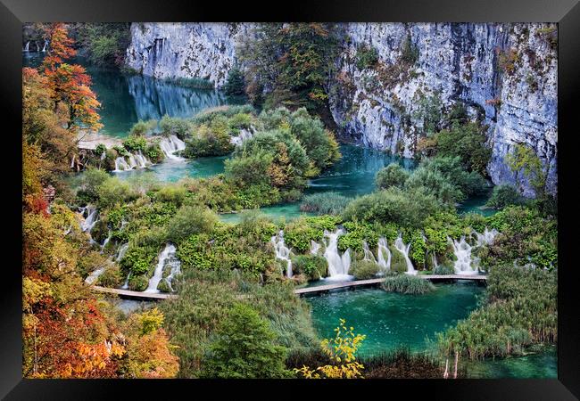 Plitvice Lakes National Park in Croatia Framed Print by Artur Bogacki