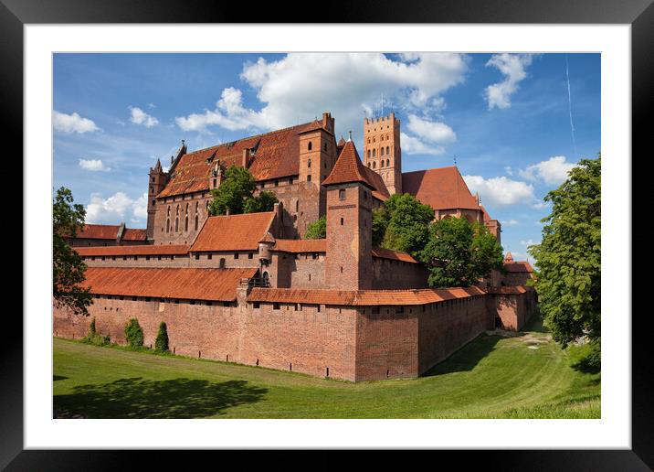 Malbork Castle In Poland Framed Mounted Print by Artur Bogacki