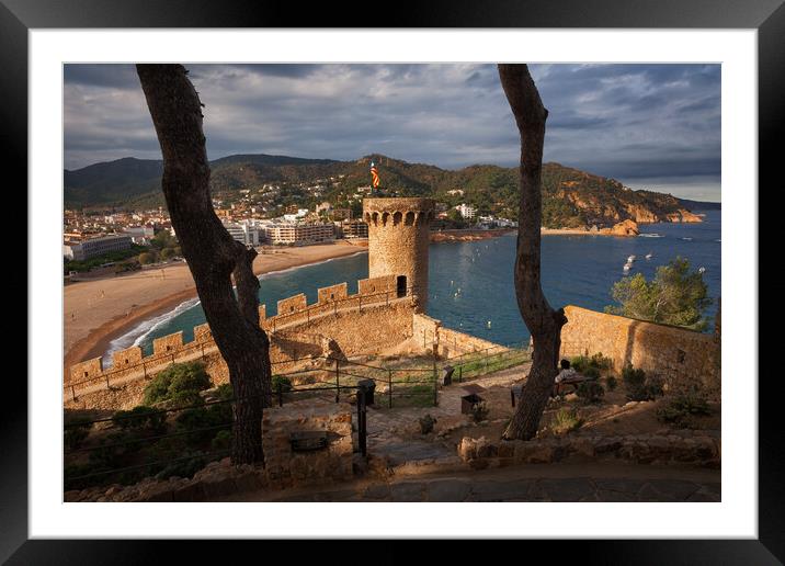 Tossa de Mar on Costa Brava in Spain Framed Mounted Print by Artur Bogacki