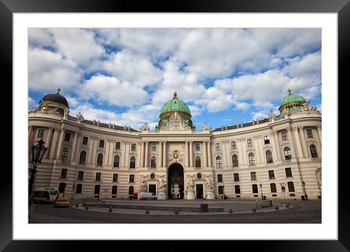 Hofburg Palace in Vienna Framed Mounted Print by Artur Bogacki
