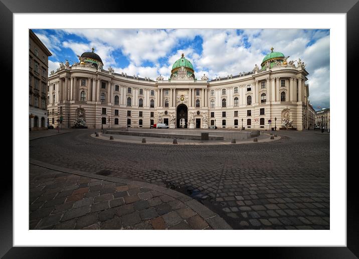 Hofburg Palace In Vienna Framed Mounted Print by Artur Bogacki