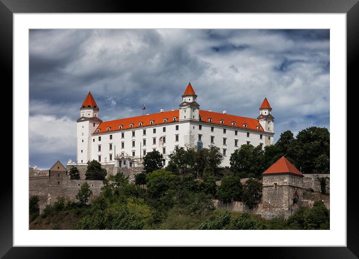 Bratislava Castle in Slovakia Framed Mounted Print by Artur Bogacki