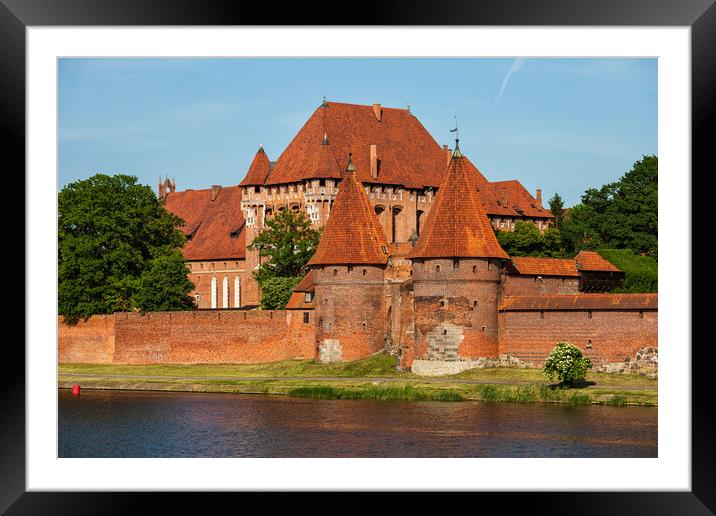 The Malbork Castle in Poland Framed Mounted Print by Artur Bogacki