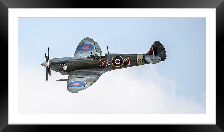  Spitfire Framed Mounted Print by Toby Truelove