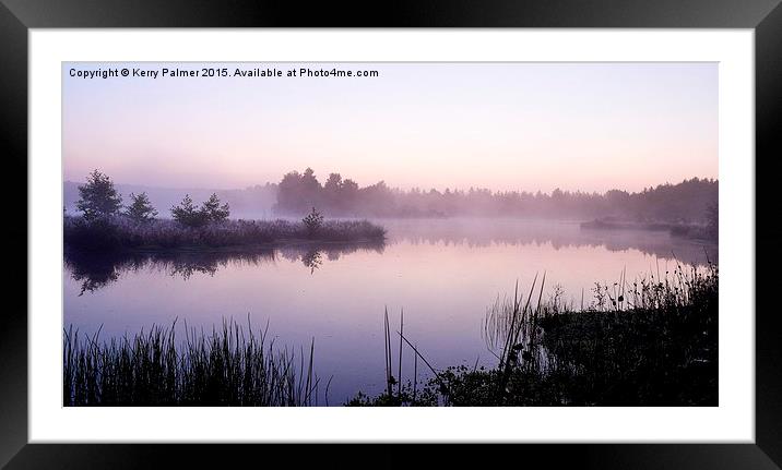  Mysterious Dawn Framed Mounted Print by Kerry Palmer