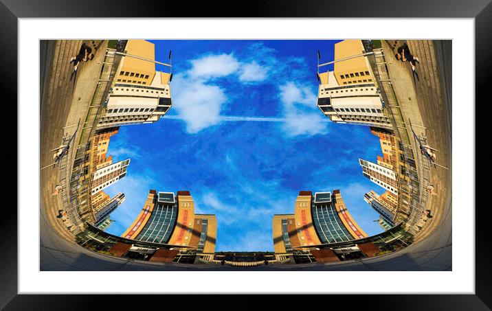 Baltic Centre for Contemporary Art – photo manipulation Framed Mounted Print by David Graham