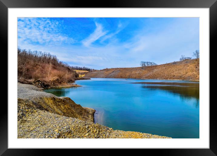 Dreamy Scape Framed Mounted Print by Sarah Ball