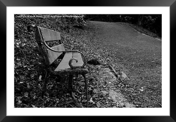 Take a seat Framed Mounted Print by Mark Walsh