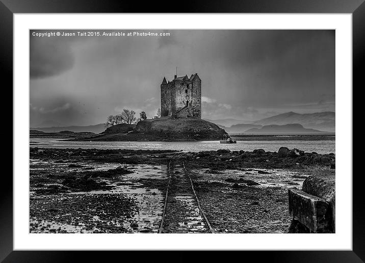  Castle Stalker Framed Mounted Print by Jason Tait