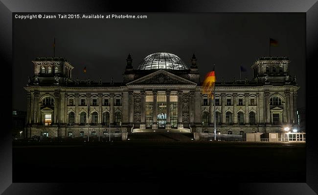  Reichstag Berlin Framed Print by Jason Tait