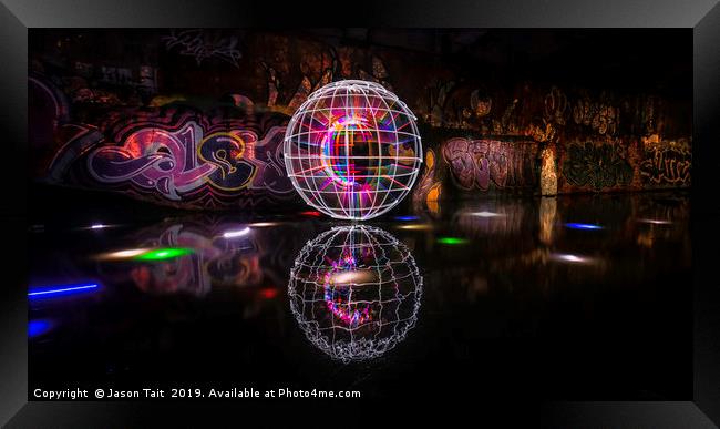 Orb Reflections Framed Print by Jason Tait
