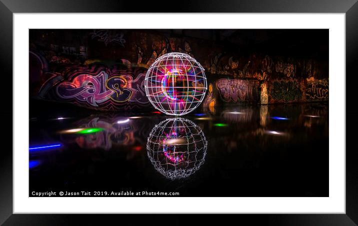 Orb Reflections Framed Mounted Print by Jason Tait