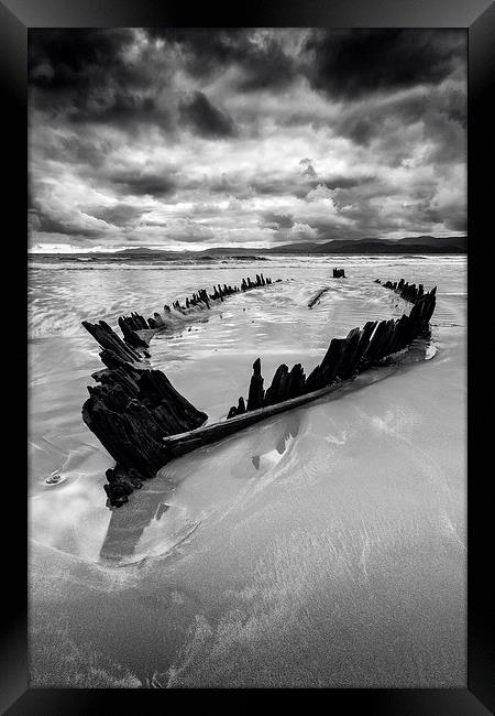  The Sunbeam Shipwreck Framed Print by Graham Daly