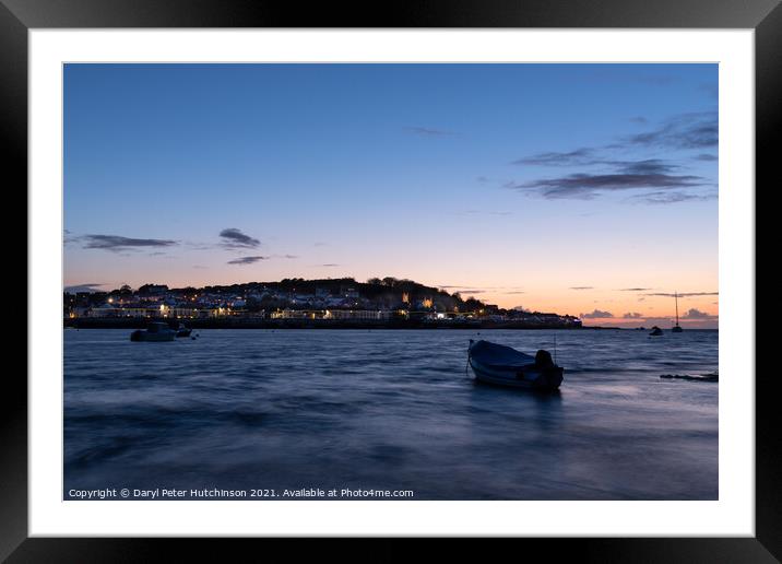 Appledore lights Framed Mounted Print by Daryl Peter Hutchinson