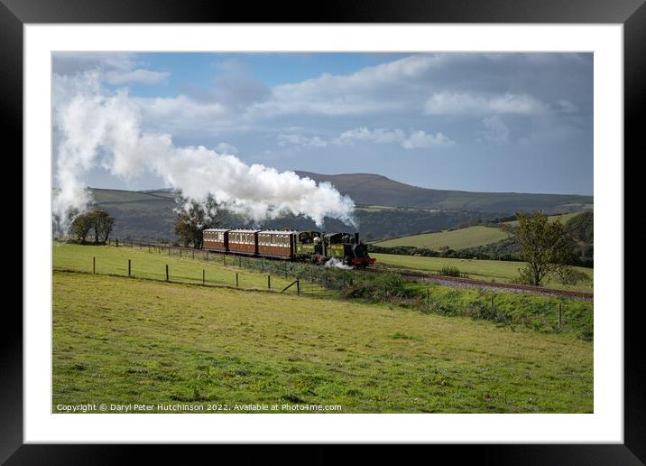 Lynton & Barnstaple Railway Framed Mounted Print by Daryl Peter Hutchinson