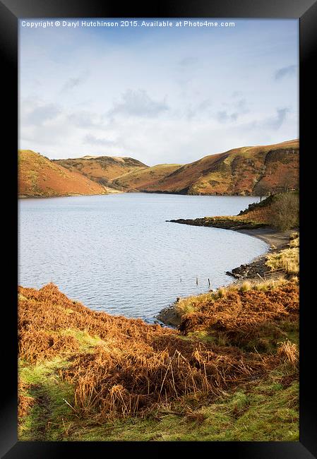 Llyn Clywedog  Framed Print by Daryl Peter Hutchinson