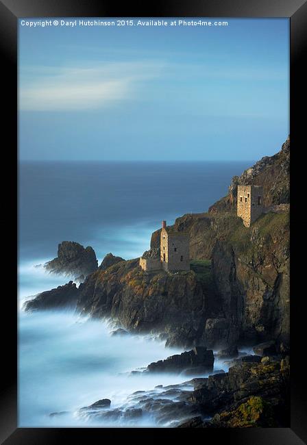 The Crowns Engine House, Botallack Framed Print by Daryl Peter Hutchinson