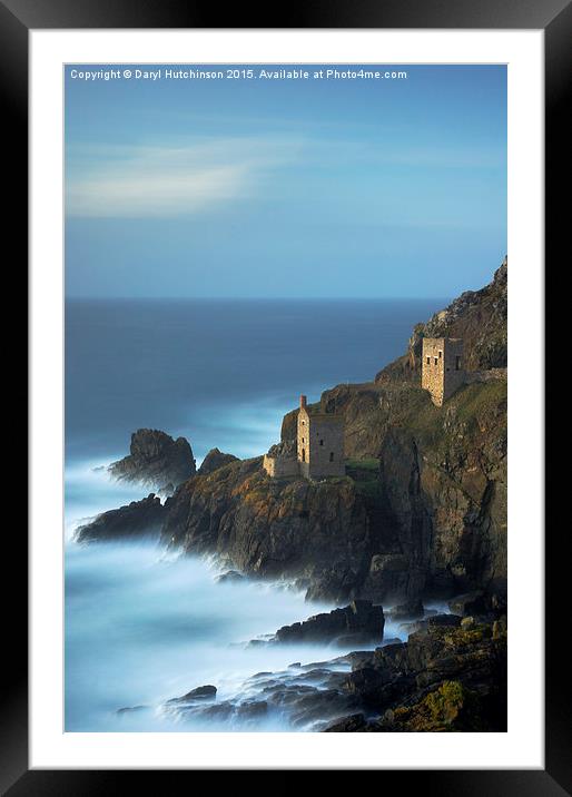 The Crowns Engine House, Botallack Framed Mounted Print by Daryl Peter Hutchinson